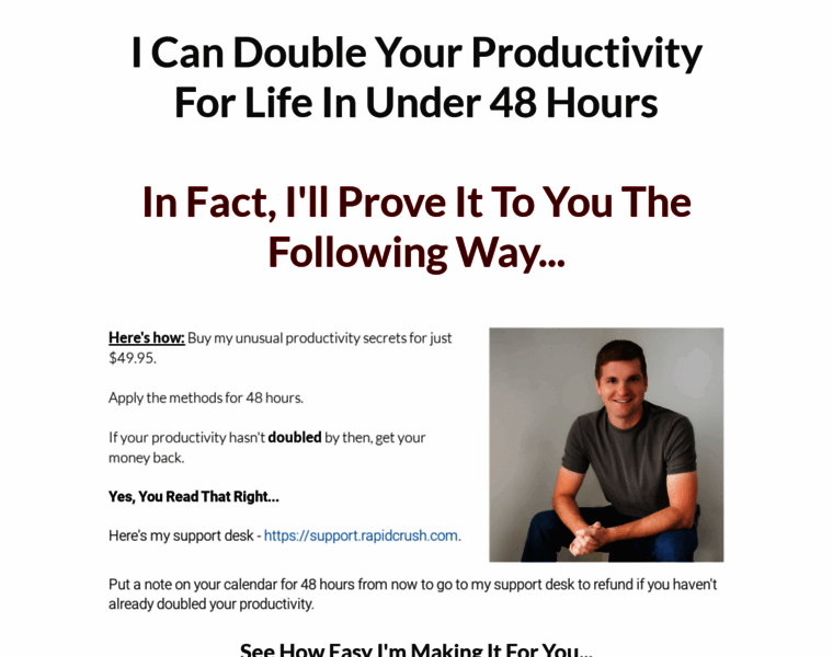 Doubleyourproductivityforlife.com thumbnail