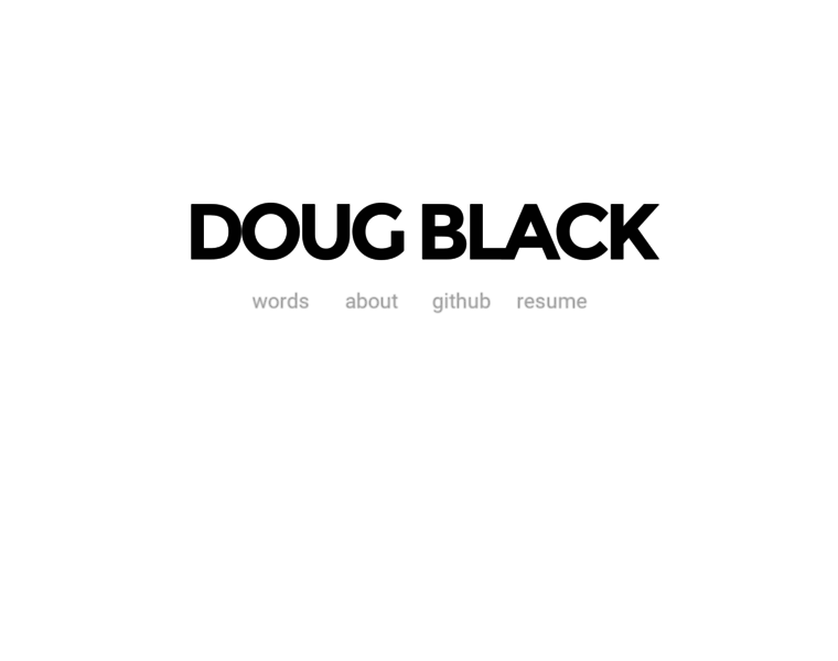Dougblack.io thumbnail