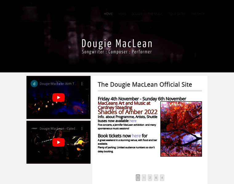 Dougiemaclean.com thumbnail