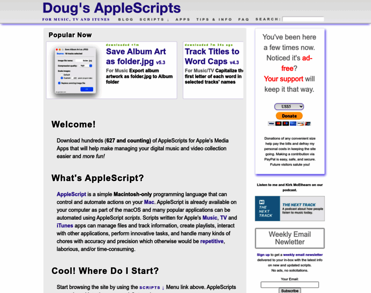 Dougscripts.com thumbnail