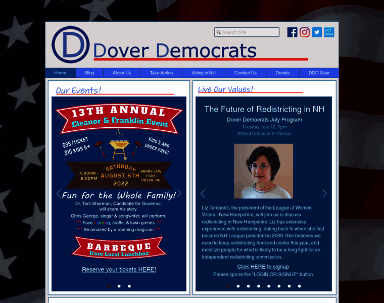 Dovernhdemocrats.com thumbnail