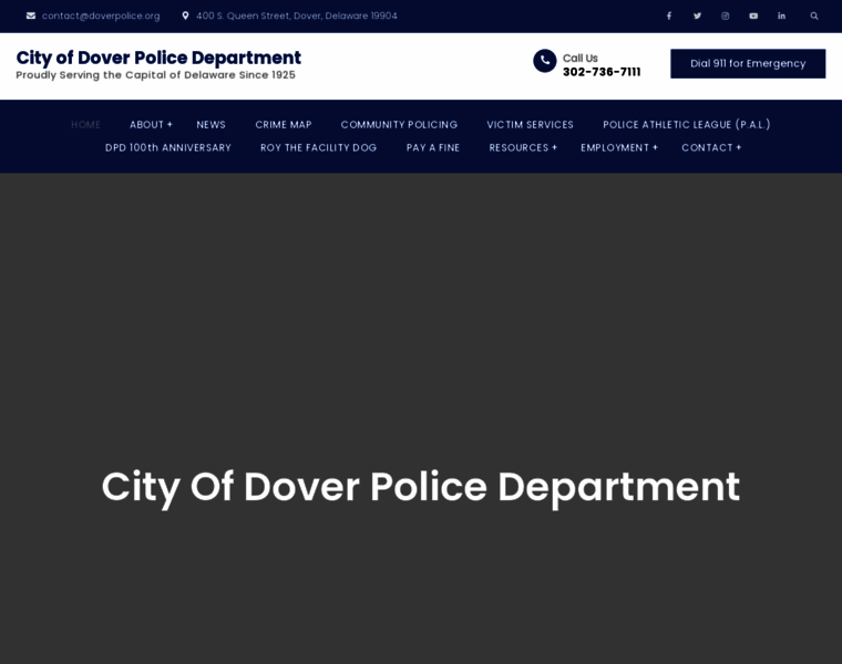 Doverpolice.org thumbnail
