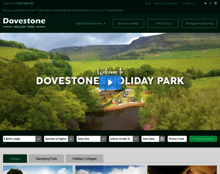 Dovestonepark.co.uk thumbnail