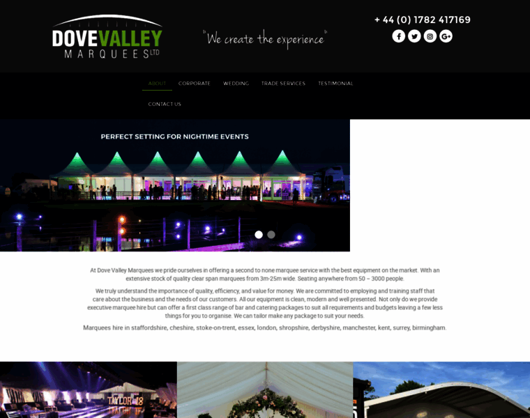Dovevalleymarquees.com thumbnail