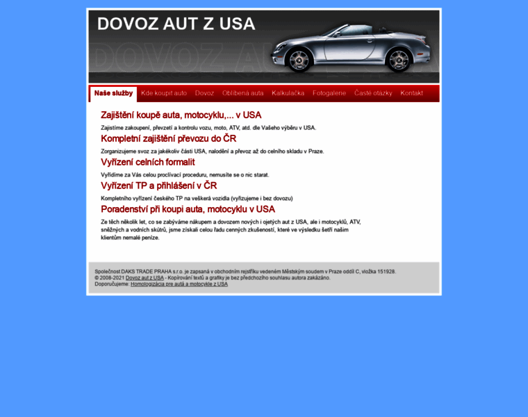 Dovozautzusa.cz thumbnail
