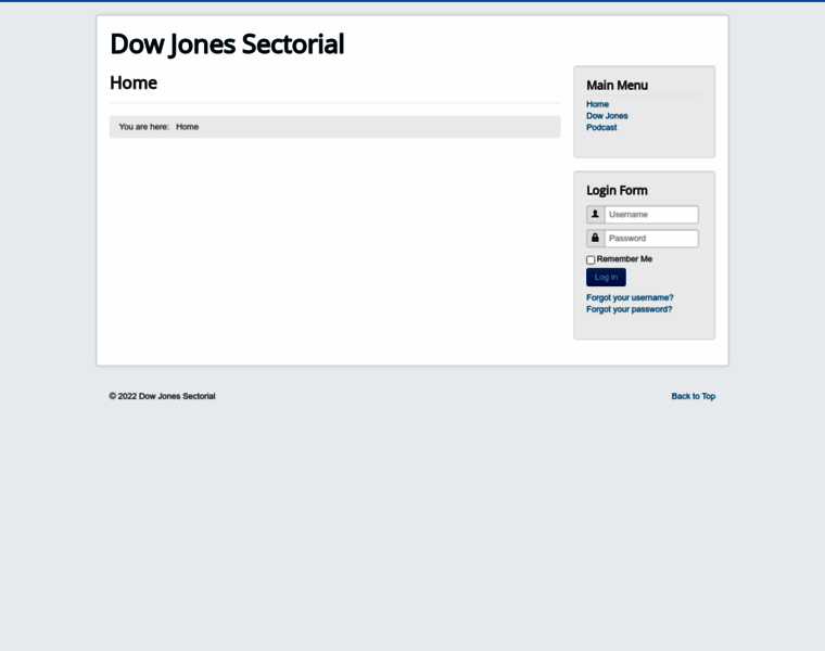 Dowjones.sectorial.co thumbnail