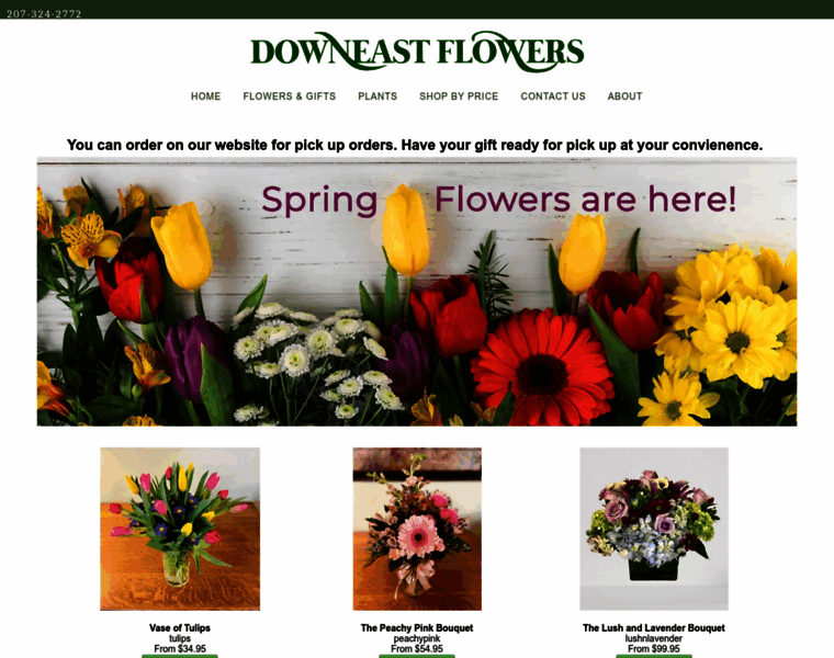 Downeastflowers.com thumbnail