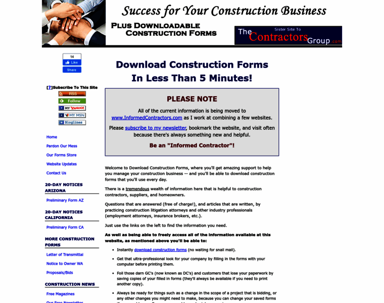 Download-construction-forms.com thumbnail