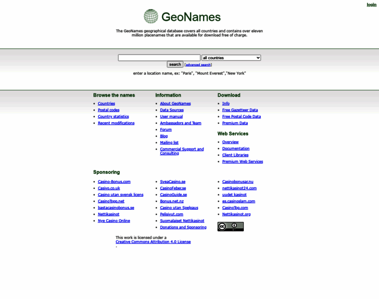 download.geonames.org at Website Informer. GeoNames. Visit Download Geo ...