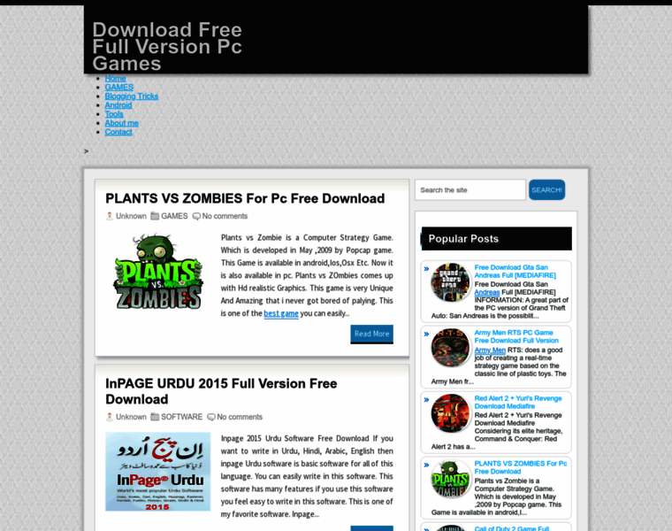 Downloadgame4pc.blogspot.in thumbnail