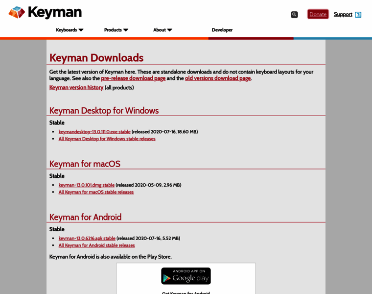 Downloads.keyman.com thumbnail