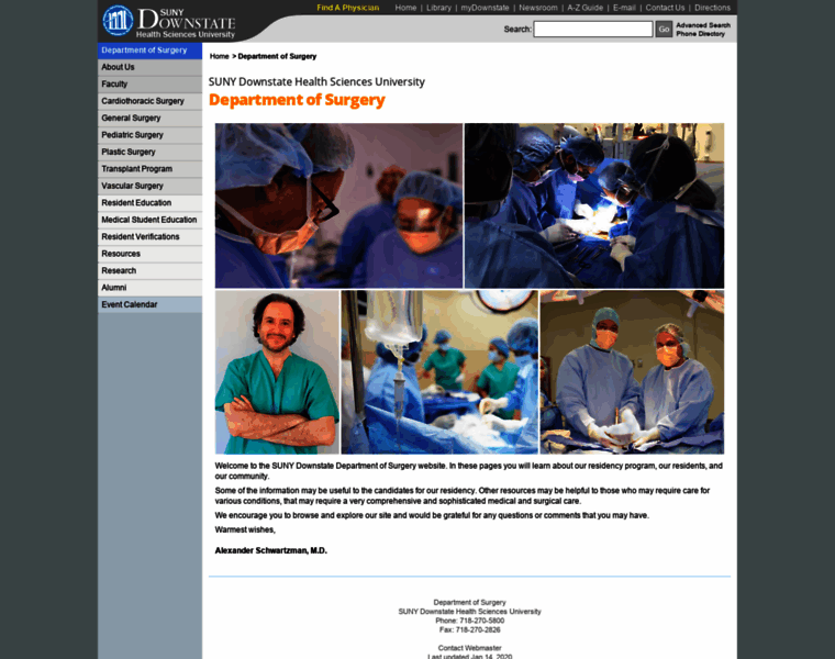 Downstatesurgery.org thumbnail
