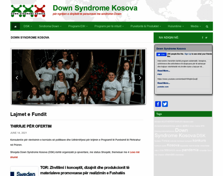 Downsyndromekosova.org thumbnail