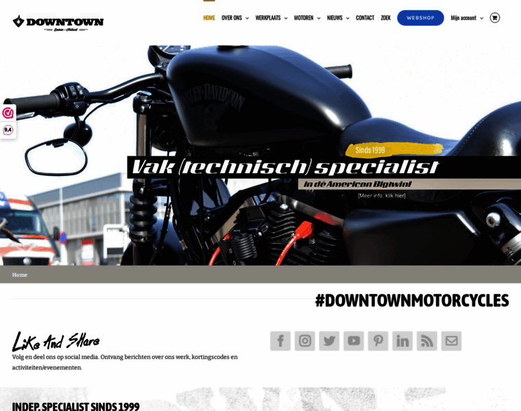 Downtown-motorcycles.nl thumbnail