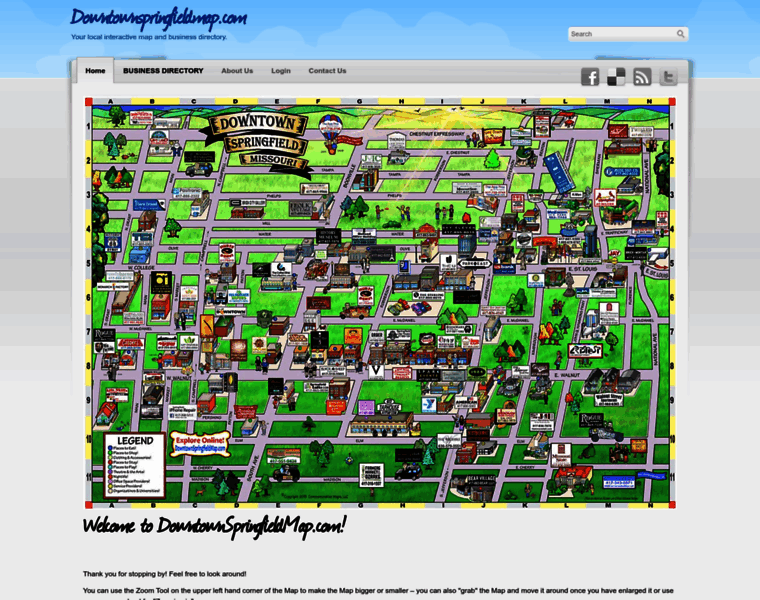 Downtownspringfieldmap.com thumbnail