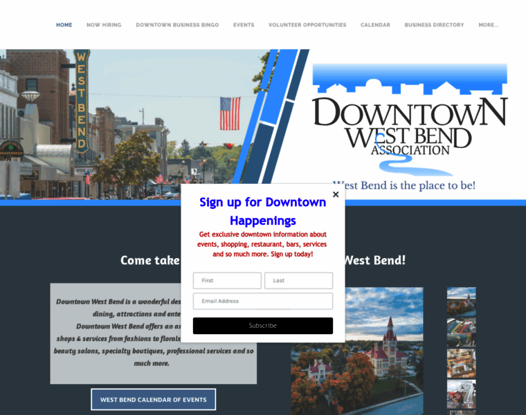 Downtownwestbend.com thumbnail