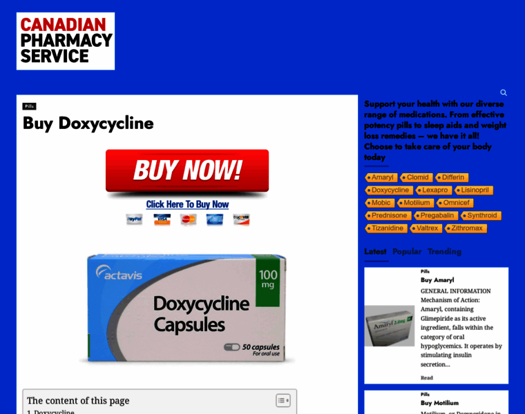Doxycycline24x365.top thumbnail