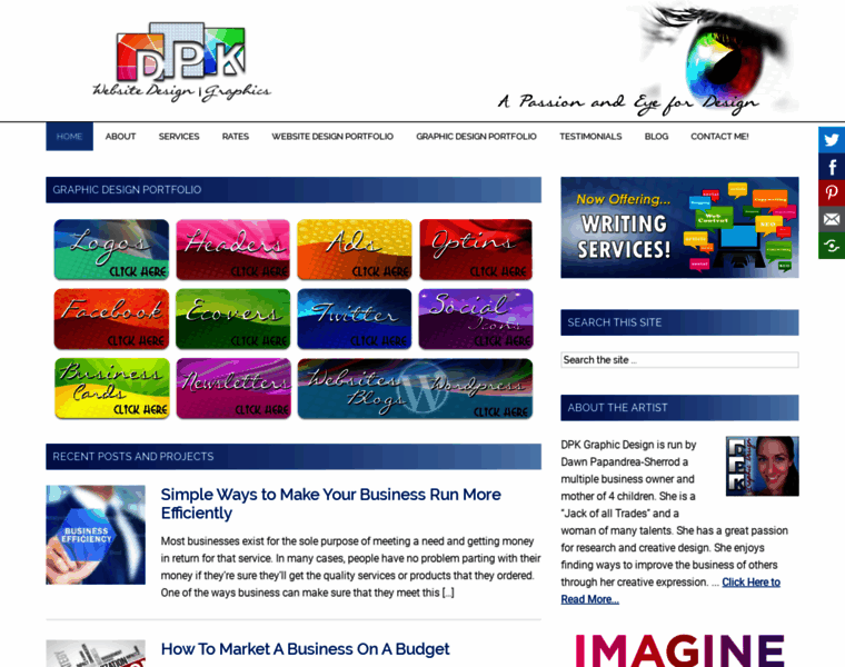 Dpk-graphicdesign.com thumbnail