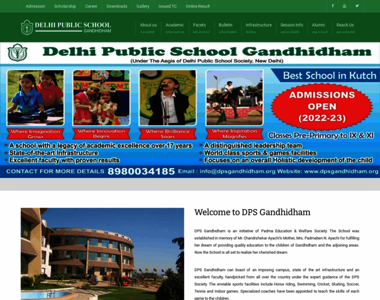 Dpsgandhidham.org thumbnail