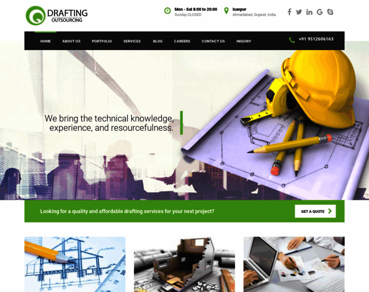 Draftingoutsourcing.com thumbnail