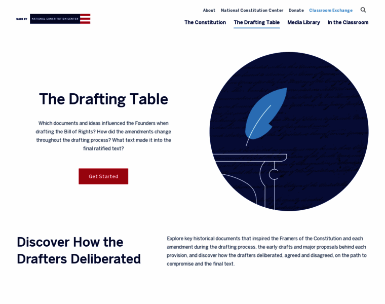 Draftingtable.constitutioncenter.org thumbnail