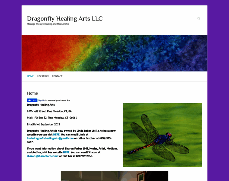 Dragonflyhealingarts.net thumbnail