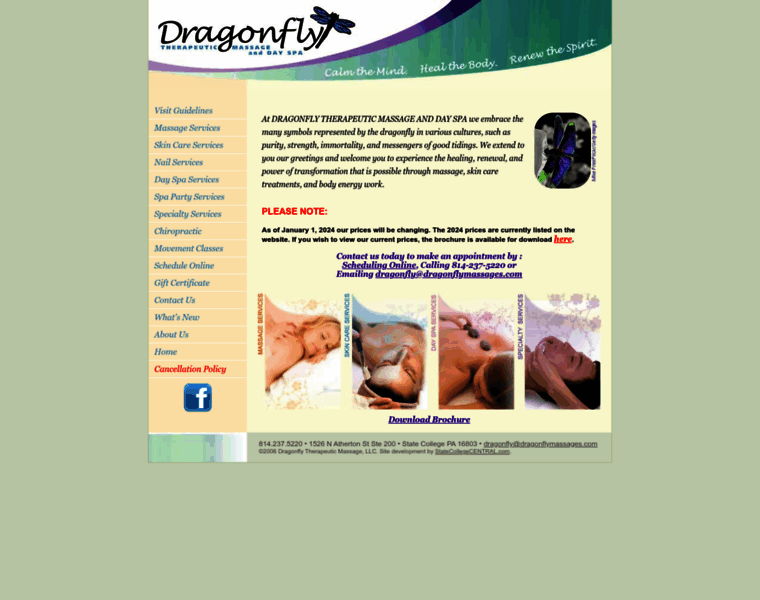Dragonflymassages.com thumbnail