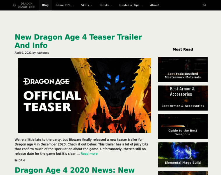Dragoninquisition.com thumbnail