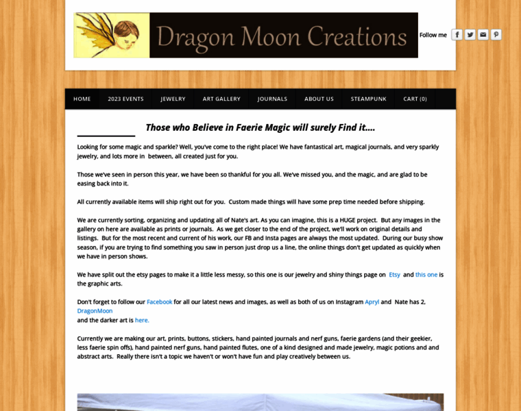 Dragonmooncreations.com thumbnail