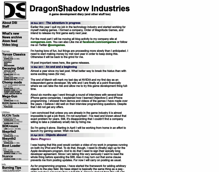 Dragonshadow.com thumbnail