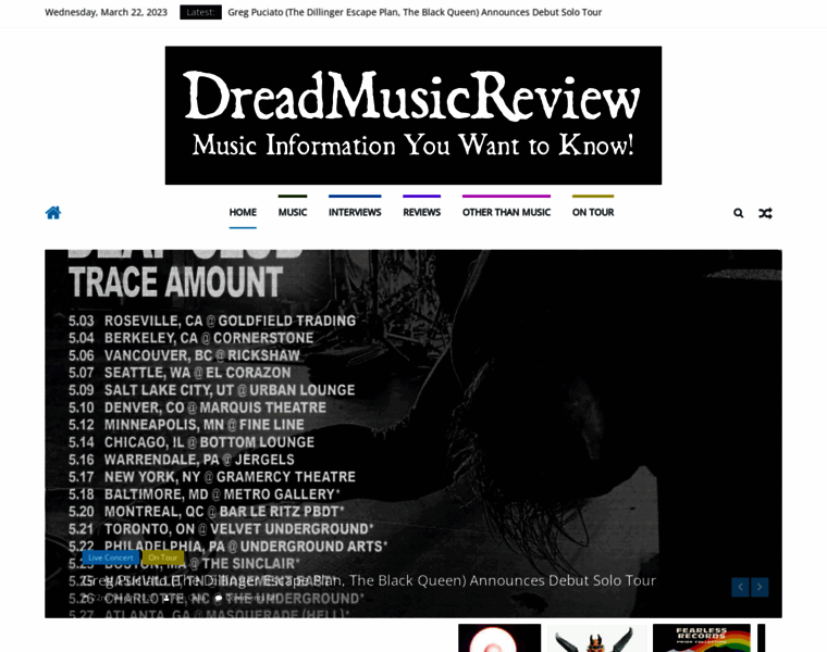 Dreadmusicreview.com thumbnail