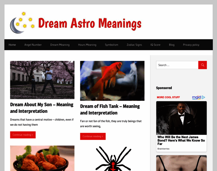 Dreamastromeanings.com thumbnail