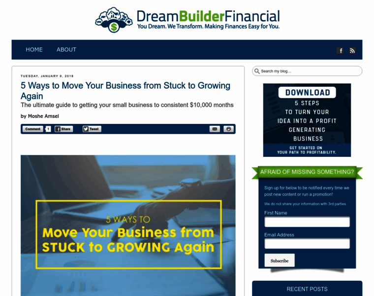 Dreambuilderfinancial.com thumbnail