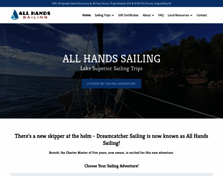 Dreamcatcher-sailing.com thumbnail