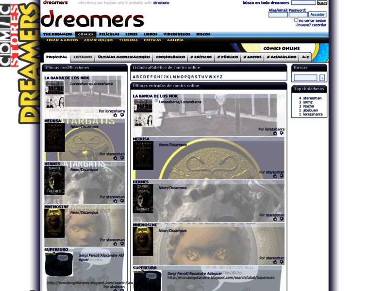 Dreamcomics.com thumbnail