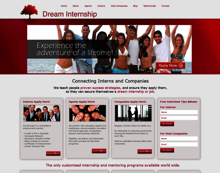 Dreaminternship.com.au thumbnail