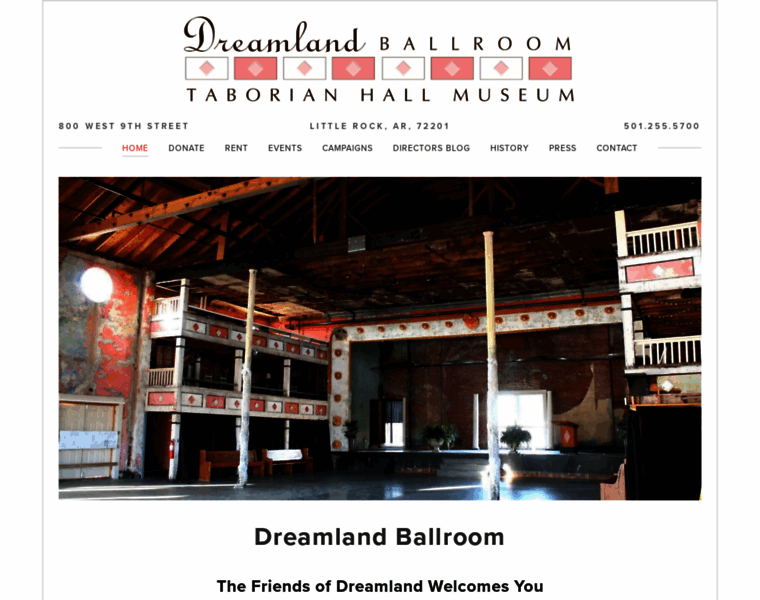 Dreamlandballroom.org thumbnail