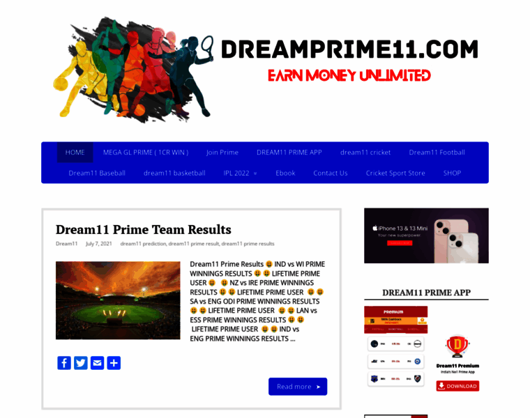 Dreamprime11.com thumbnail
