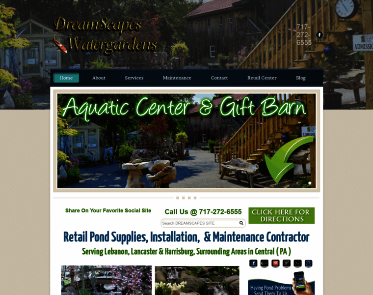 Dreamscapeswatergardens.com thumbnail