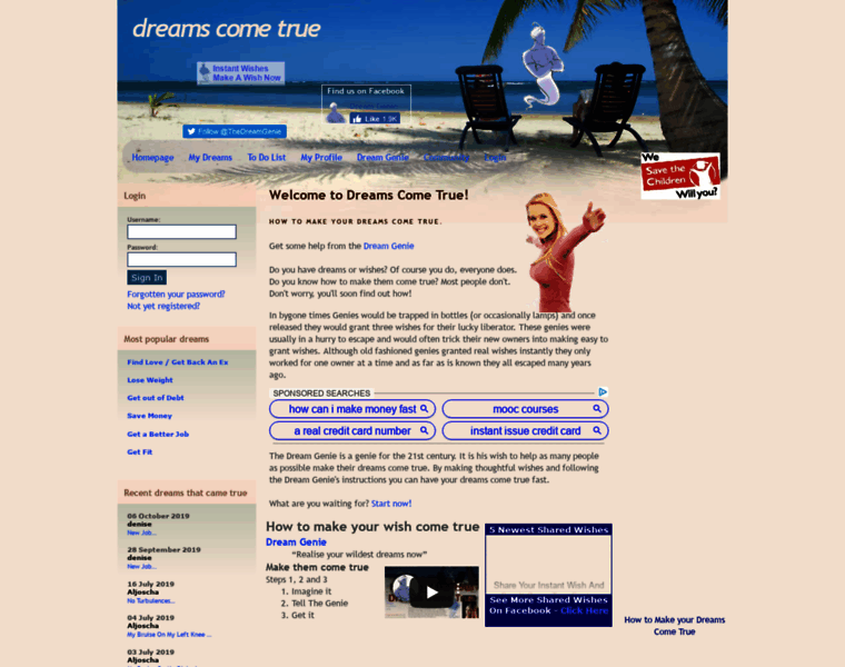 Dreamscometrue.me.uk thumbnail