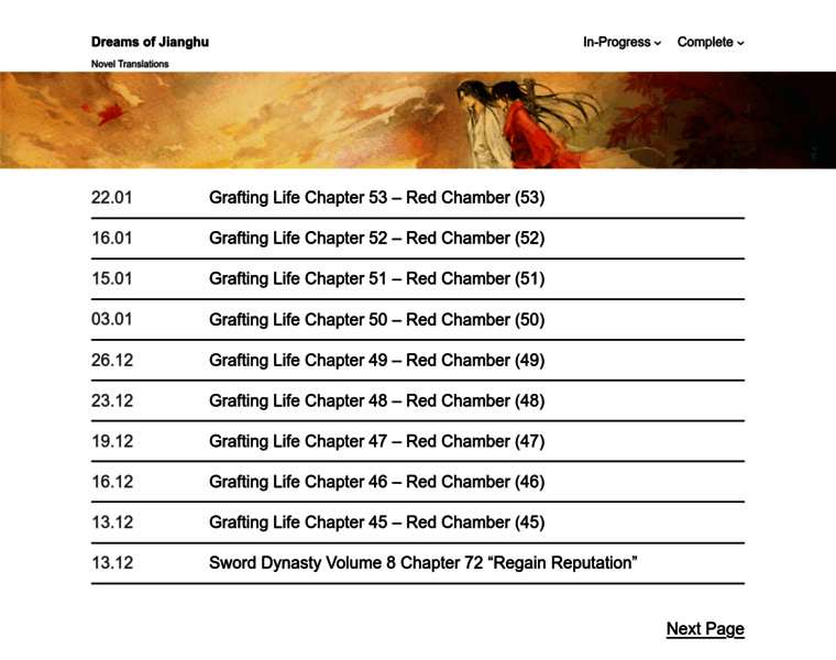 Dreamsofjianghu.ca thumbnail Dreamsofjianghu.ca thumbnail