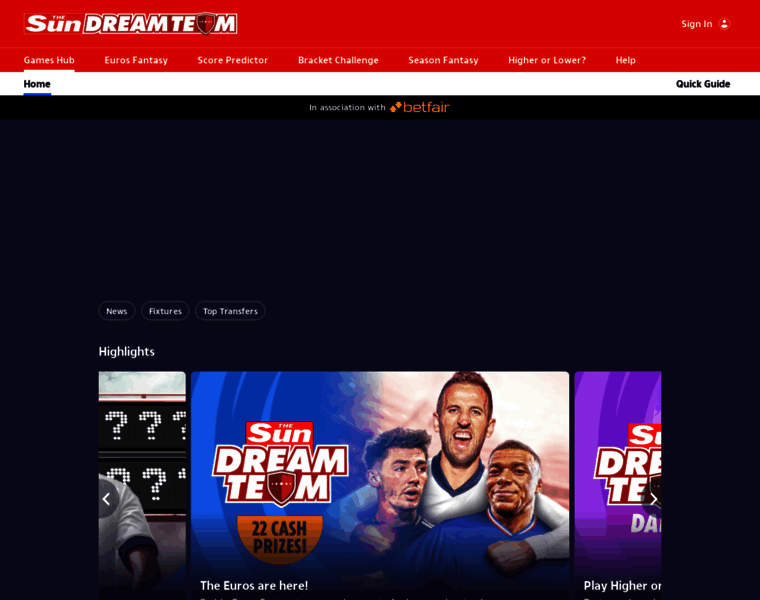Dreamteamfc.com thumbnail