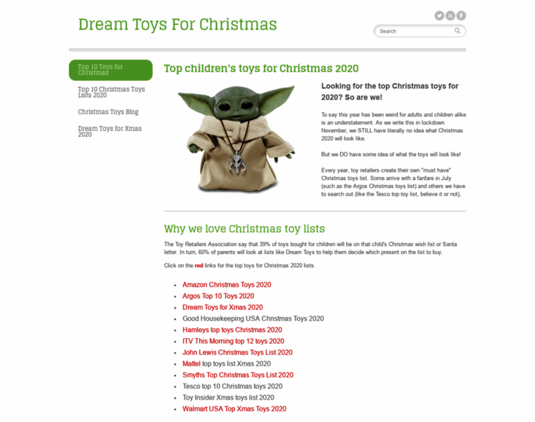 Dreamtoysforchristmas.co.uk thumbnail