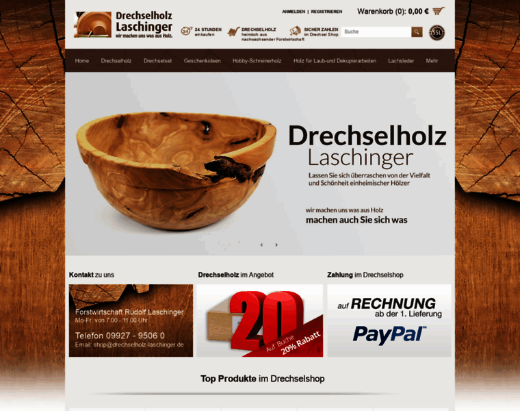 Drechselholz-laschinger.de thumbnail