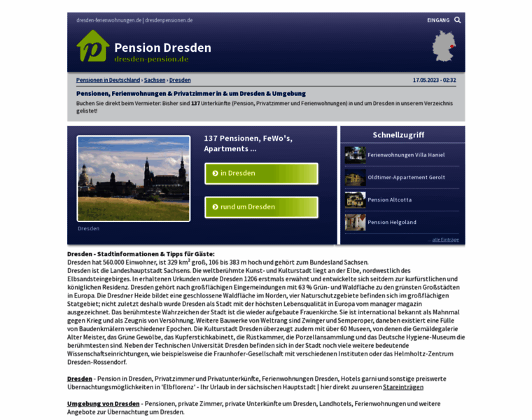 Dresden-pension.de thumbnail