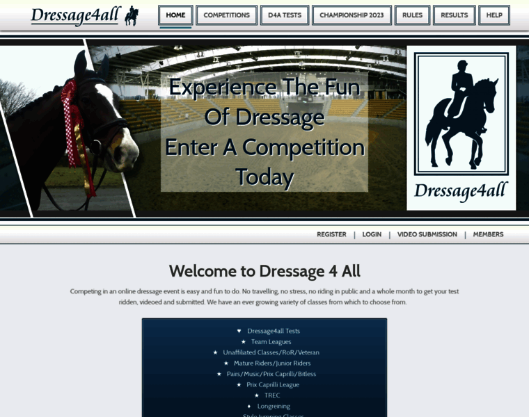 Dressage4all.co.uk thumbnail