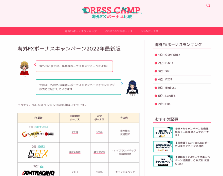 Dresscamp.jp thumbnail