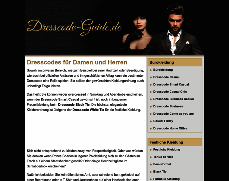 Dresscode-guide.de thumbnail
