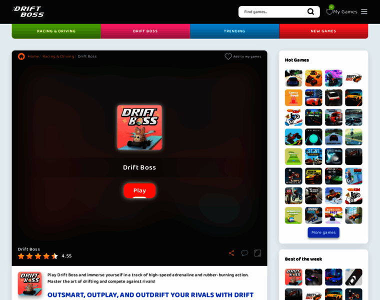 Driftbossgame.io thumbnail