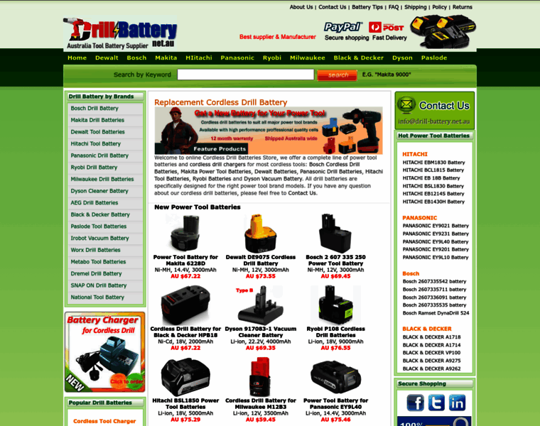 Drill-battery.net.au thumbnail